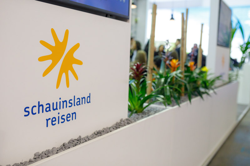 Messefotografie des Messestands von Schauinsland-Reisen auf der ITB Berlin