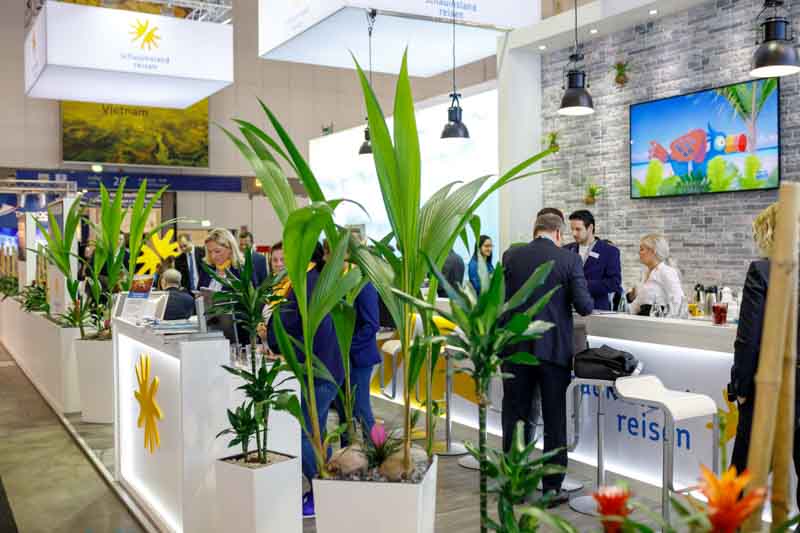 Messefotografie des Messestands von Schauinsland-Reisen auf der ITB Berlin