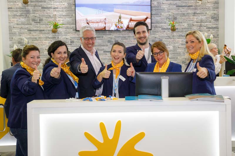 Messefotografie des Messestands von Schauinsland-Reisen auf der ITB Berlin